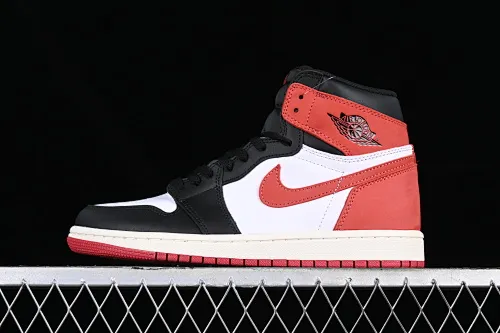 All Categories Air Jordan Jordan Series Basketball Shoes Air Jordan 1 High Air Jordan 1 Retro High OG Black and White Red Toe Six Crown Poker Basketball Shoes 555088-112
